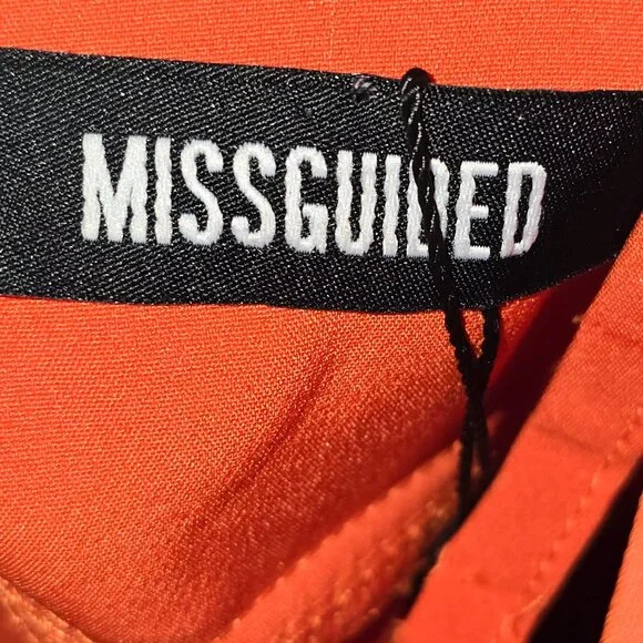 Missguided Orange Halter Jumpsuit - Picture 8 of 10